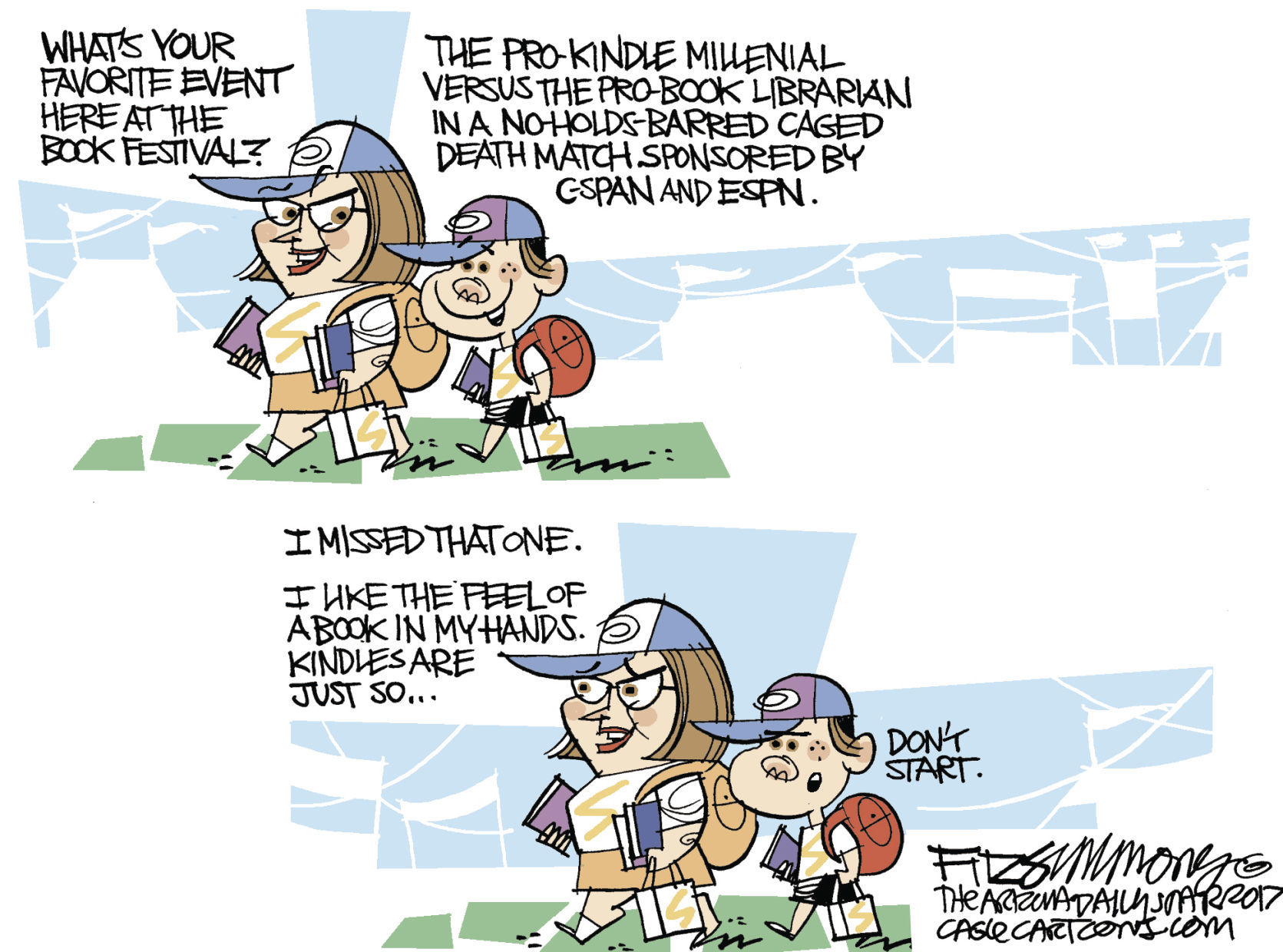 Daily Fitz Cartoon: Book Festival